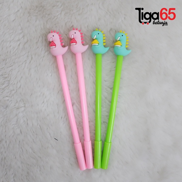 365 Pulpen Gel #40685 Fancy 3D Rubber Ball point / Ballpen Imut Lucu Korea