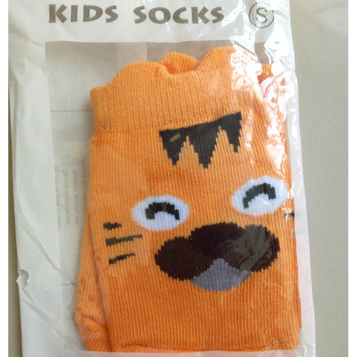 Kaos Kaki bayi Korea Orenz Jeruk Tiger Harimau Motif Animal 3D