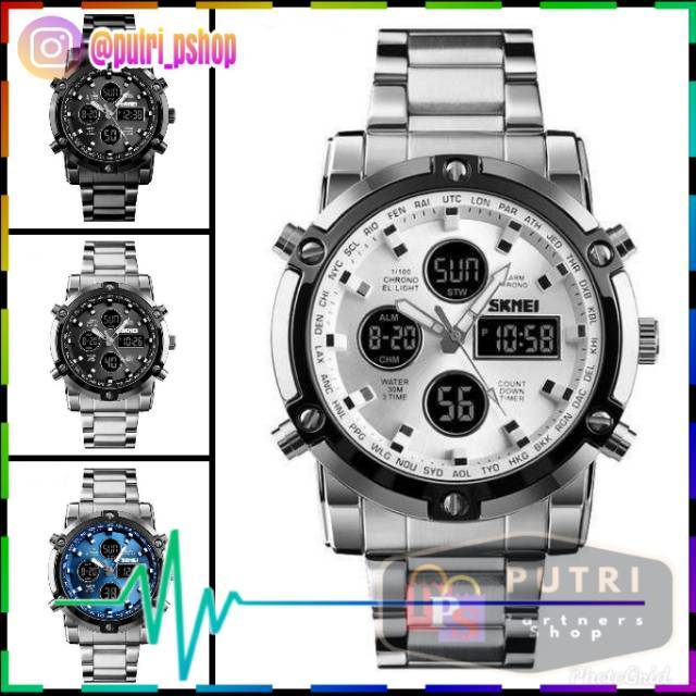 SKMEI Jam Tangan Kasual Digital Analog Pria - 1389