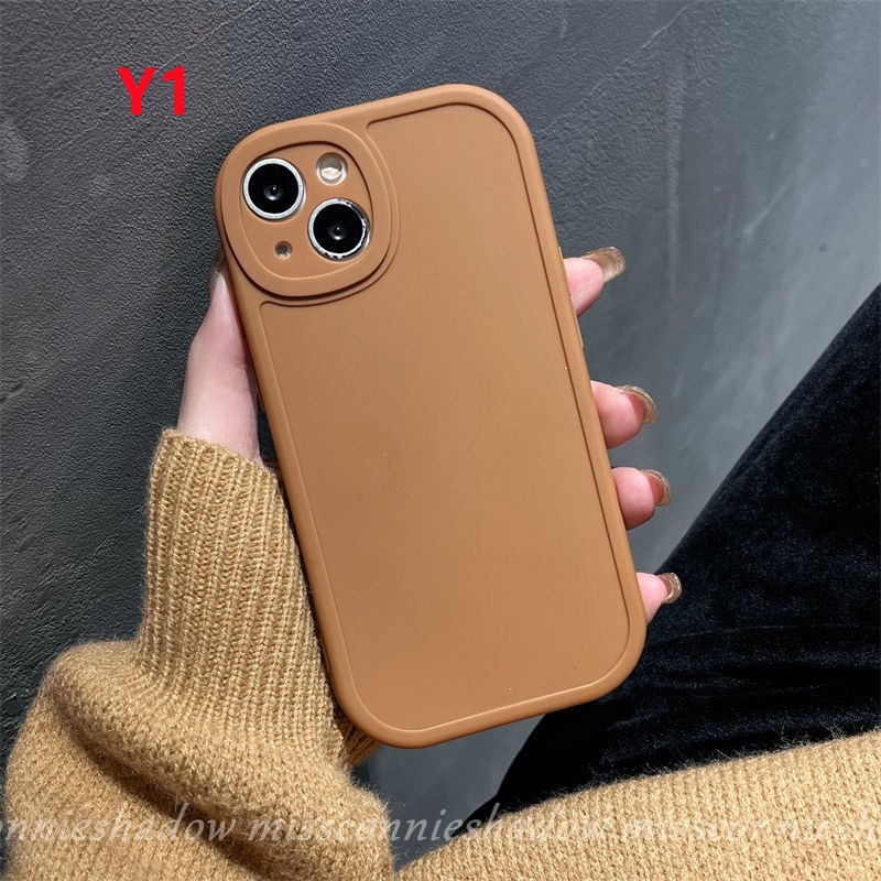 Casing Soft Case Tpu Warna Polos Untuk iPhone 7Plus / 8Plus / 11 / 13 / 12pro Max / XR / X / XS Max / 7 / 8 SE