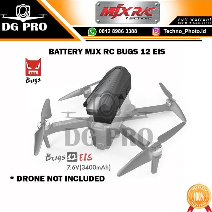 Battery Mjx Rc Bugs 12 Eis Original Baterai B12