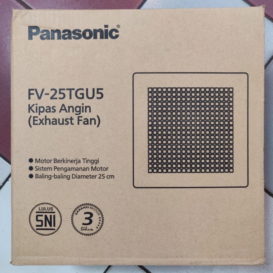 Panasonic Exhaust Ceiling Fan Plafon Plafond 10&quot; 10 Inch 10IN FV-25TGU Hexos Plafon