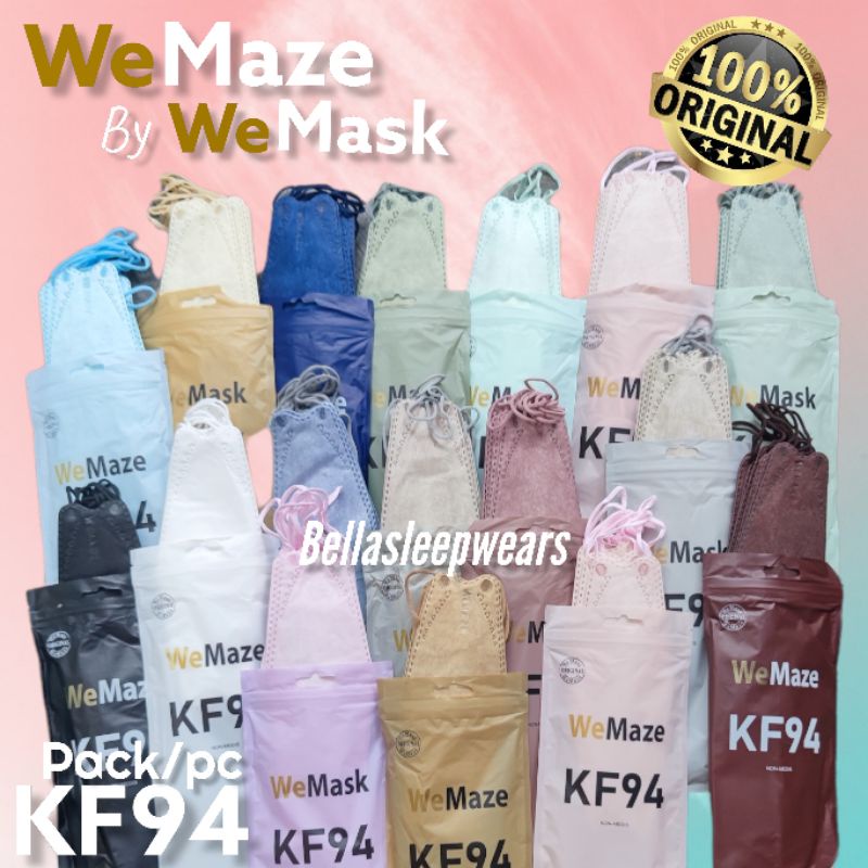 WEMASK WEMAZE  KF94 10 PC - MASKER PREMIUM KF94 WEMASK 4PLY MEDICAL GRADE