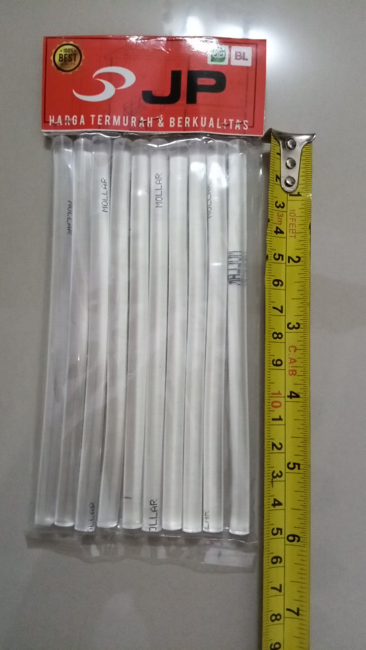 10 Pcs Isi Ulang Lem Tembak Refill Glue Gun Ukuran Kecil 30 Cm