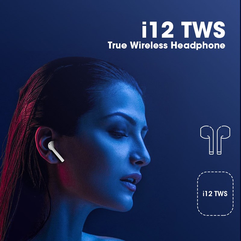 i12 PRO Macaron TWS Earphone IZIN POSTEL TRUE Wireless STEREO Bluetooth HiFi