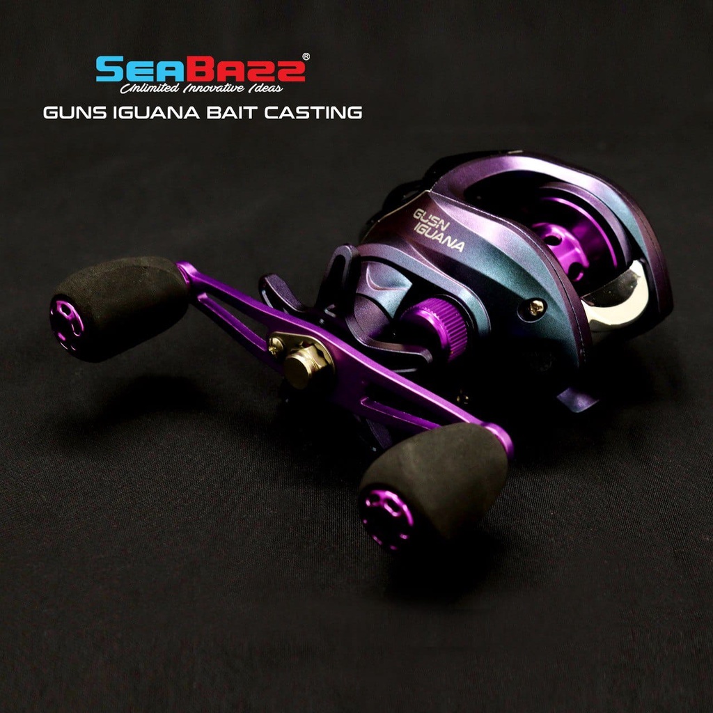 Reel BC / BAITCASTING SEABAZZ GUNS IGUANA (LEFT HANDLE)