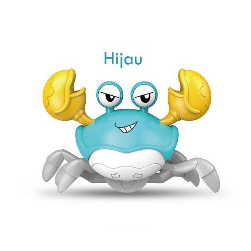 (PROMO) MAINAN ANAK TERBARU CARTOON CRAB ATAU KEPITING JOGET DENGAN SENSOR GERAK DAN BUNYI SUPER KEREENNNN