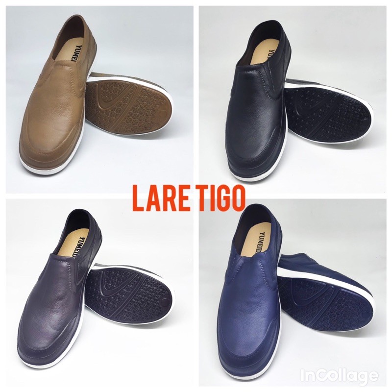Sepatu Pantofel Karet Pria Anti Air Yumeida 7091 L