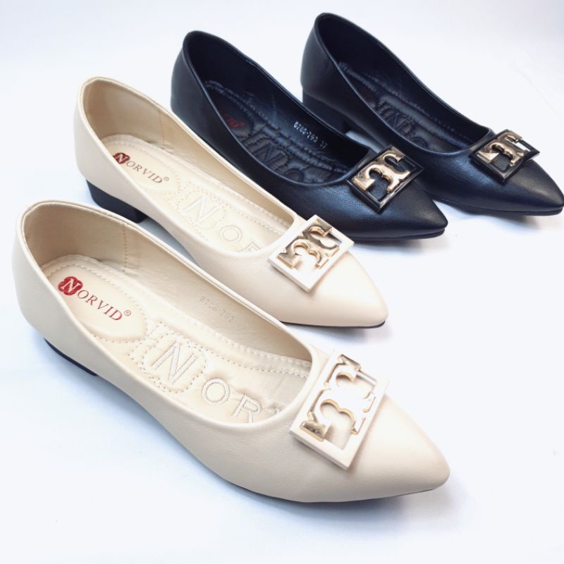 NORVID FlatShoes Kerja Formal Elegant 8788-793