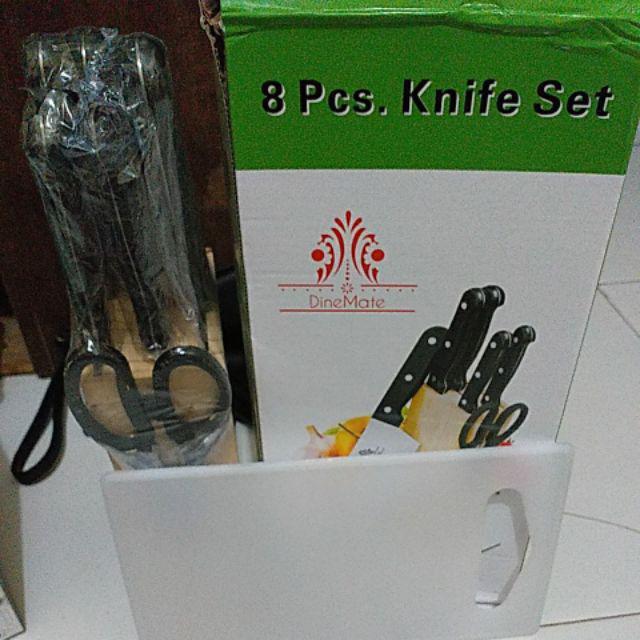 Pisau Dapur Set/ Knife Set/ Kitchen Tools (8 Pcs) -  Dinemate