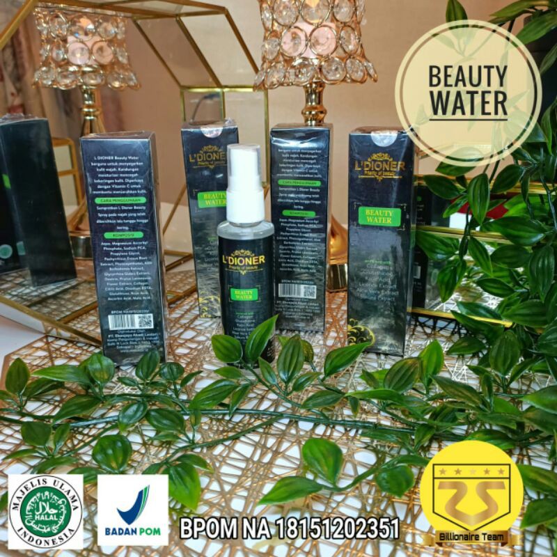 L'DIONER priorty of beauty " beauty water"