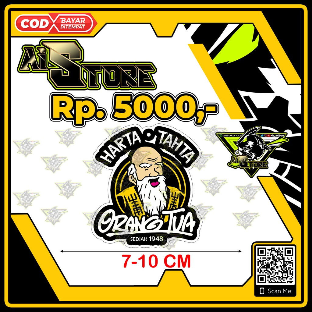 Stiker Harta Tahta Orang Tua