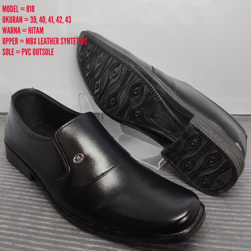 (818) SEPATU PANTOPEL PANTOVEL FANTOFEL FORMAL PRIA