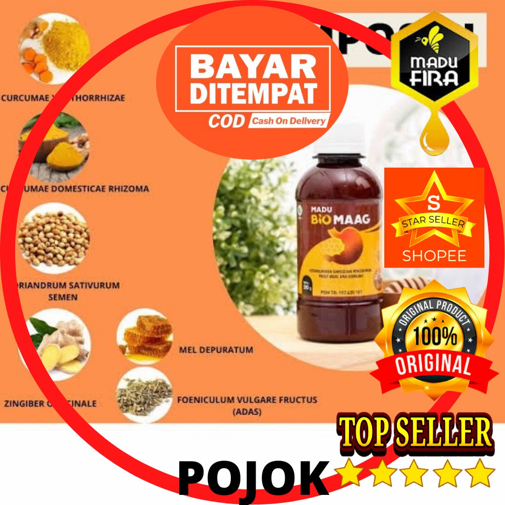 PROMO Original Madu Biomaag Obat Herbal Bio Maag 280 gram Biomag BPOM Biomagh