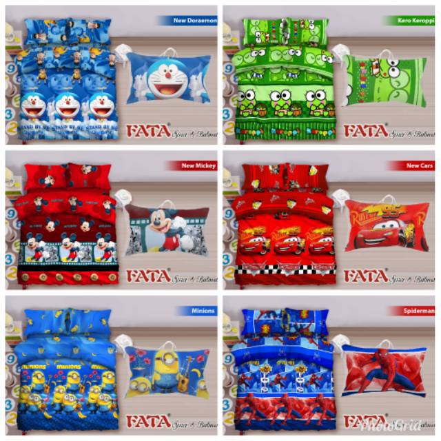 Fata bed cover set karakter uk. 180/160/120/100x200