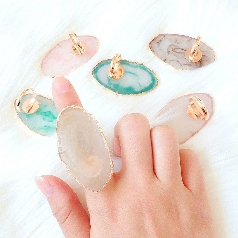 AUGUSTINA Agustina Alat Manicure Menggambar Plat Warna Peralatan Nail Art Perekat Lem Berdiri Eyelash Glue Holder
