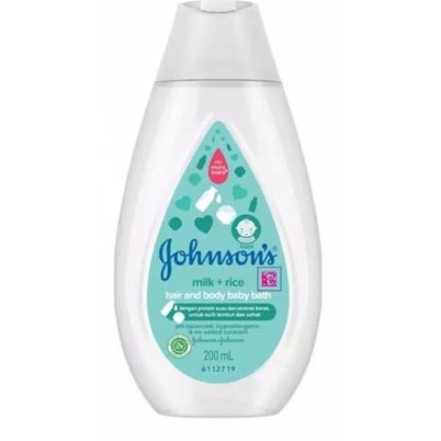 Johnson's Milk+Rice Hair &amp; Body Baby Bath