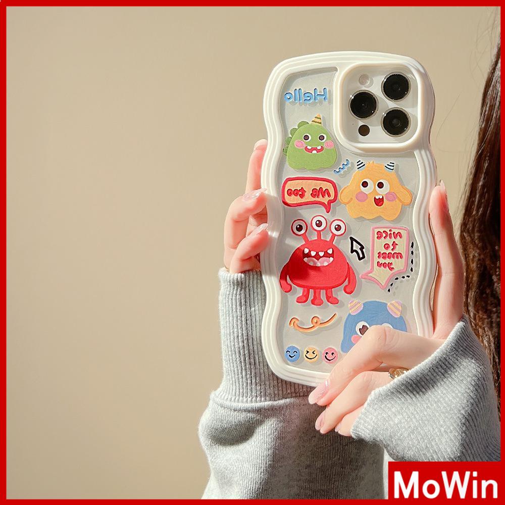 iPhone Case Candy Color Wave 2-in-1 Silicone Soft Case Airbag Shockproof Protection Camera Cartoon Cute Compatible For iPhone 11 Pro Max 13 Pro Max 12 Pro Max 7Plus xr XS Max