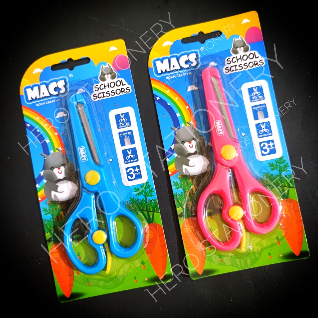 

Gunting untuk anak school scissors for kids use MACS