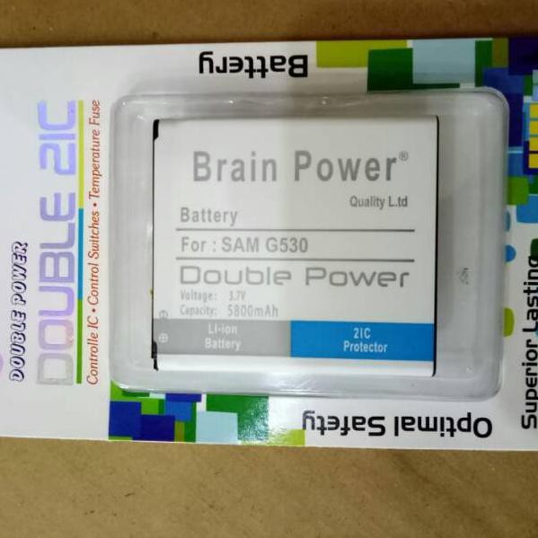 Premium_product Batre baterai batu hp SAMSUNG J5 / J3 / J2 PRIME / G530 / GRAND PRIME DOBEL POWER N3