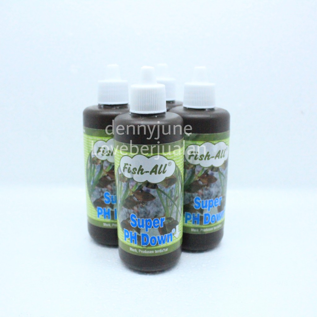 Fish All Super PH Down -  penurun ph air aquarium kolam 100 ml