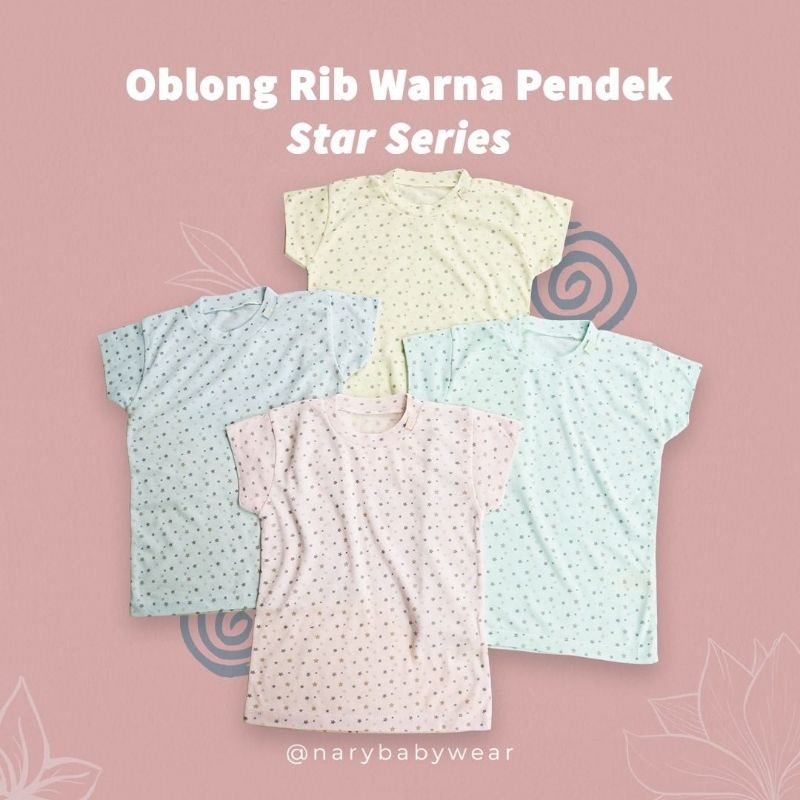 NARY Atasan Tipis Pendek- Atasan Bayi Star Series