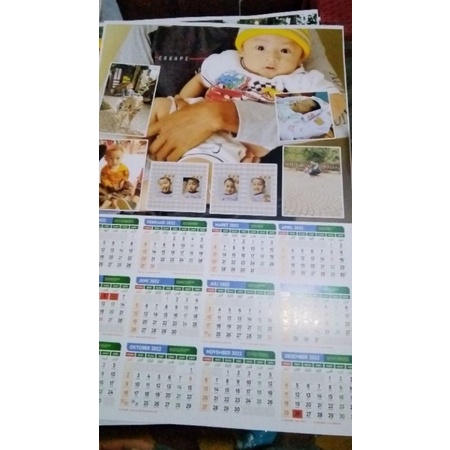 

Kalender 1 lembar/kalender 2022/kalender partai