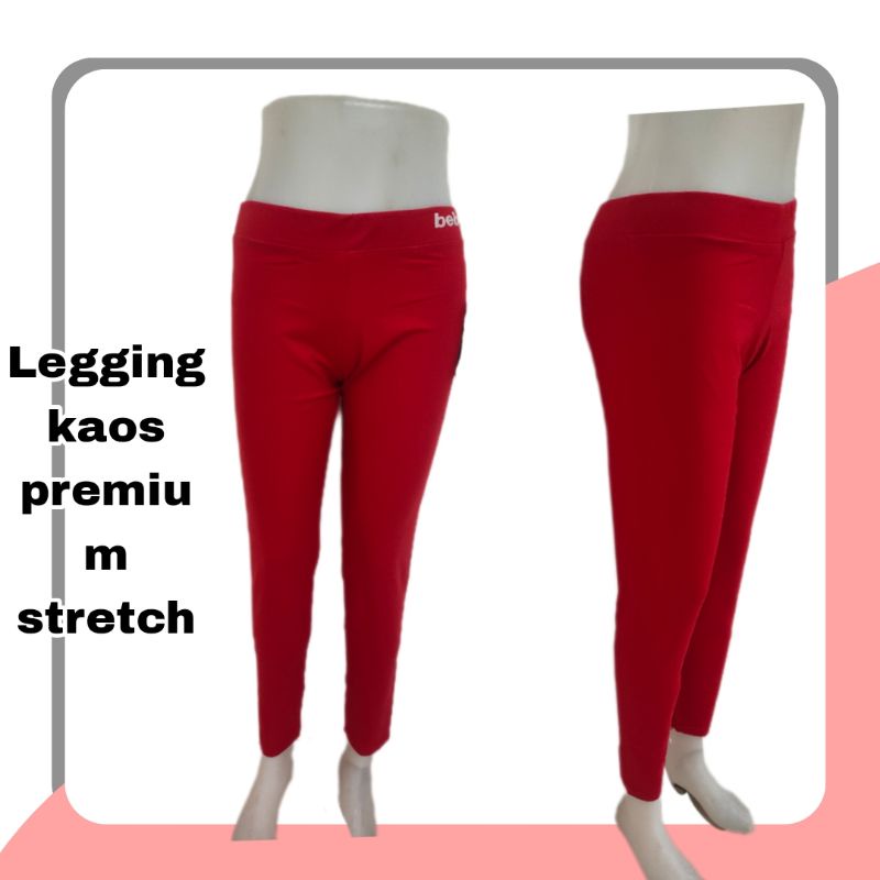 LEGGING KAOS PREMIUM PANJANG WANITA JUMBO legging kaos panjang stretch wanita besar bigsize premium legging kaos dalaman Daleman legging import wanita fashion perempuan cewek cewe terbaru terkini nyaman skinny