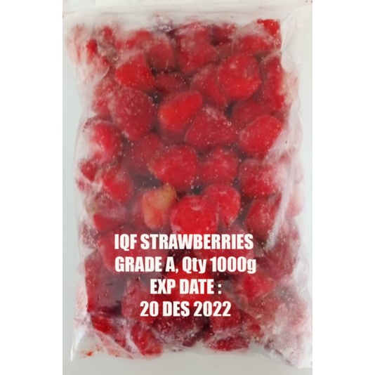 

IQFStrawberriesFrozen/StrawberryBeku-1kg
