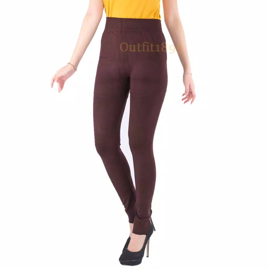 LEGGING PANJANG PREMIUM BAHAN SPANDEX UKURAN STANDAR DAN JUMBO