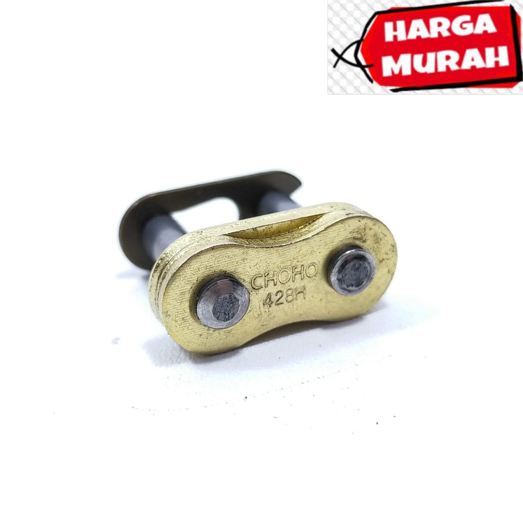 SAMBUNGAN RANTAI UKURAN 428 415 420 WARNA GOLD