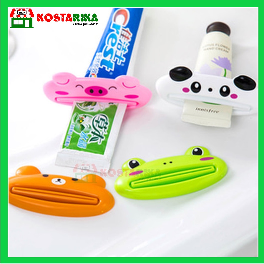 Penjepit Odol Bentuk Mulut Hewan Karakter Animal Pencetan Tooth Paste