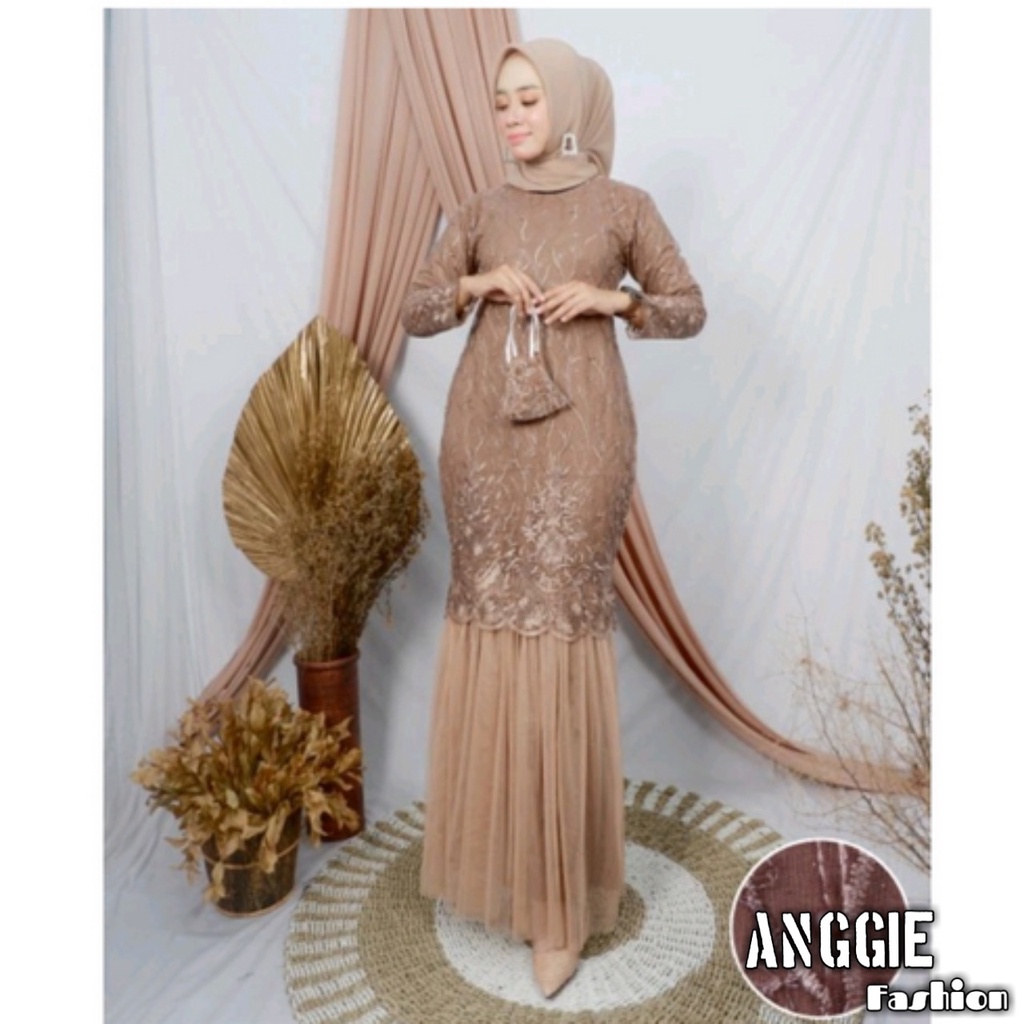 Busana Muslim Gamis Murah Gaun Pesta Muslimah Baju Pesta Wanita Kondangan Mewah Kekinian 2020 2021