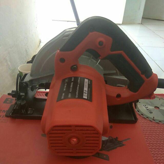 Mesin Circular Saw / Potong Kayu 7 (185 Mm) Bitec Cm 508 Expert