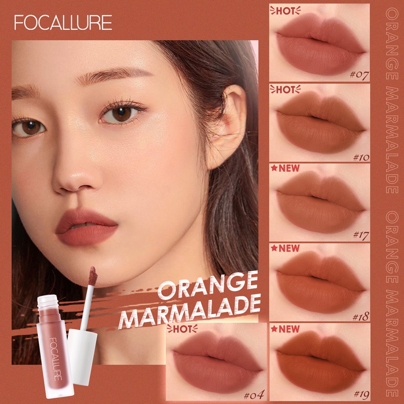 [BPOM]FOCALLURE Long Wearing Staymax Matte Lip Gloss