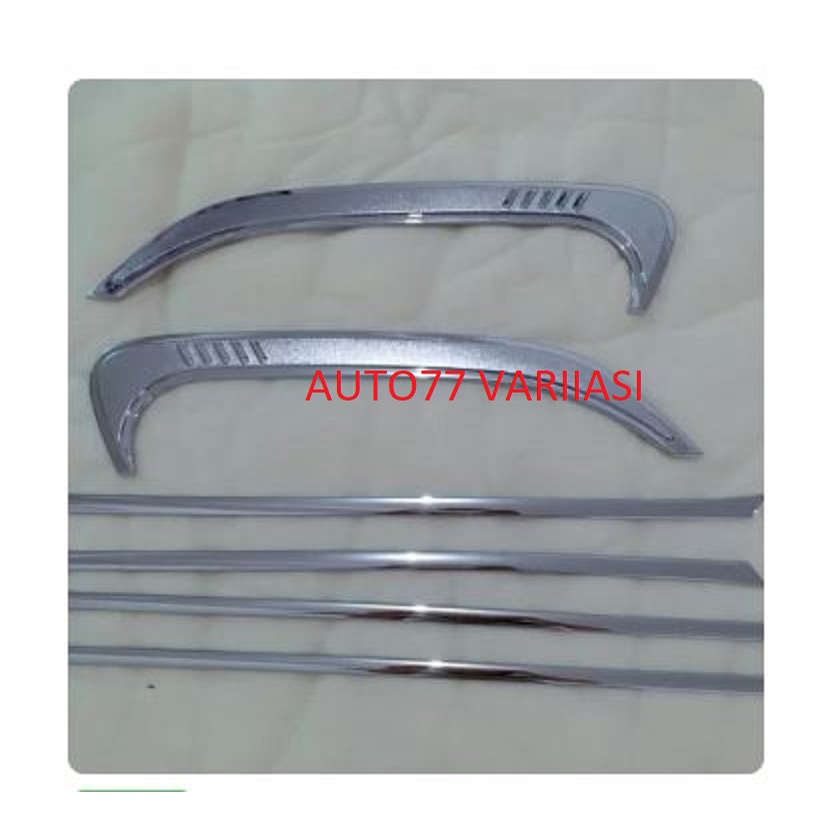 End Pillar Lis Kaca Mobil Innova Lama 2006 - 2014 Chrome