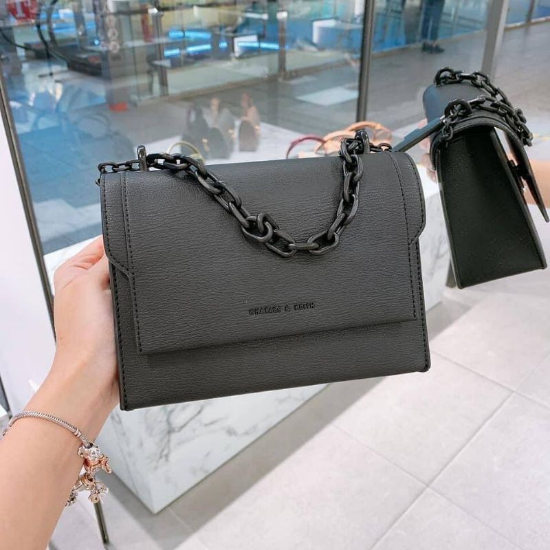 8.8 SALE | CK Chain Handle Evening Bag / CK Front Flap Chain Handle Crossbody Bag