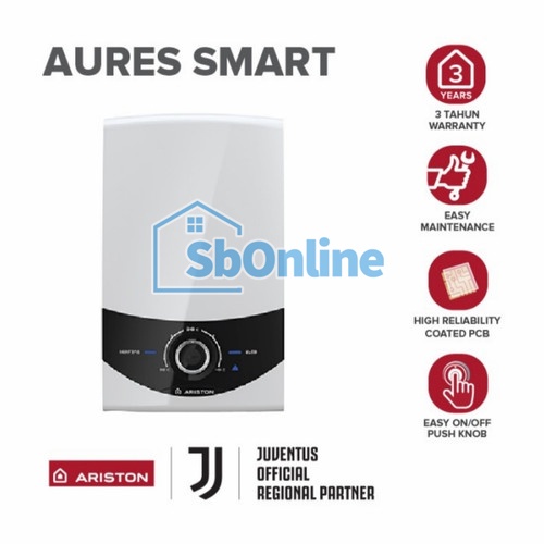 ARISTON Electric Water Heater Instant 20 Liter - AURES SMART