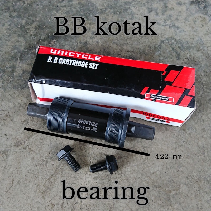 BB Bottom Bracket Kotak Sepeda Unicycle 122 Bearing