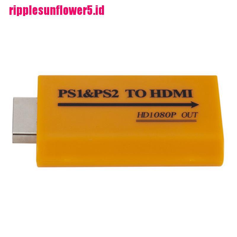 Adaptor Konverter 1080p HD PS1 / PS2 Ke HDMI Audio Video Untuk HDTV