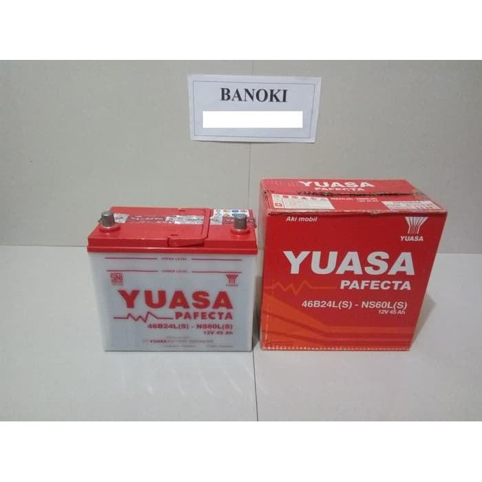 Jual AKI MOBIL HRV / H-RV YUASAS BASAH NS60LS 12V/45AH | Shopee Indonesia