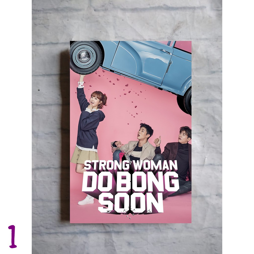 Strong Woman Do Bong-Soon Poster kayu drama korea drakor hiasan dinding Park Hyung-sik Park Bo-young