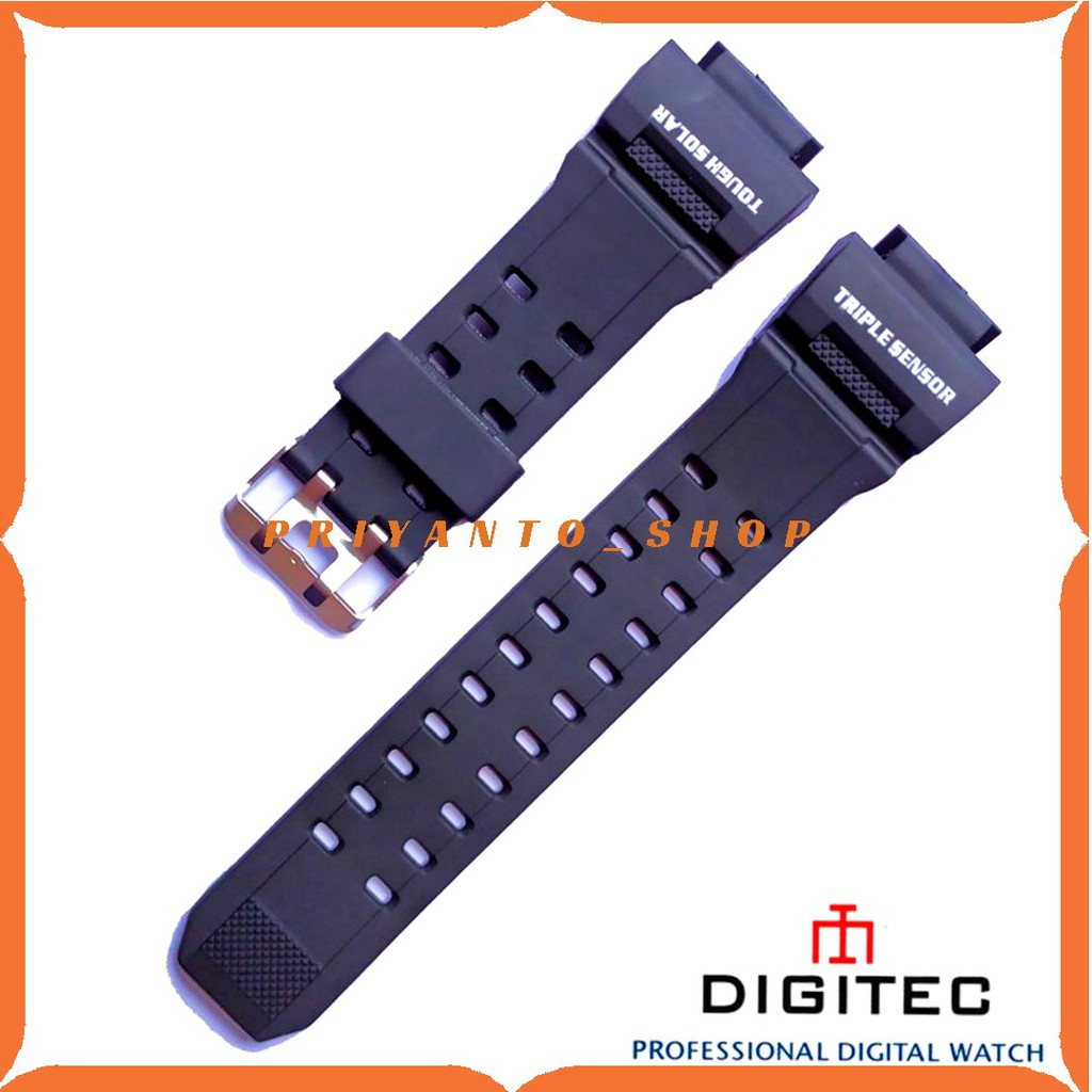 Strap Tali jam Digitec 2064 Digitec DG-2064T Rubber digitec DG-2064