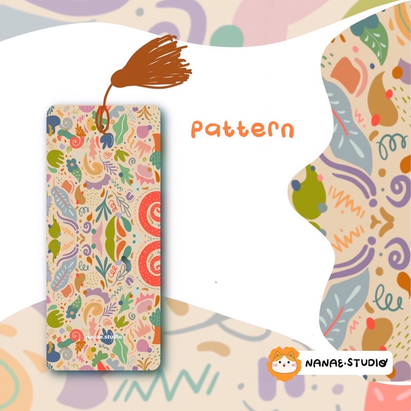 

Bookmark | Pembatas Buku - Pattern BM03 | Nanae.studio