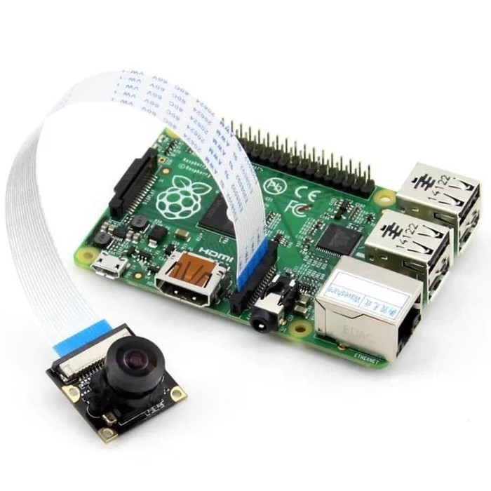 Waveshare Raspberry Pi Camera Module (G) 5MP 1080p OV5647 Wide Angle