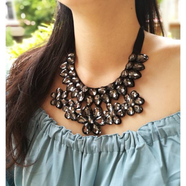 Kalung Aksesoris Fashion Hijab Tali Panjang