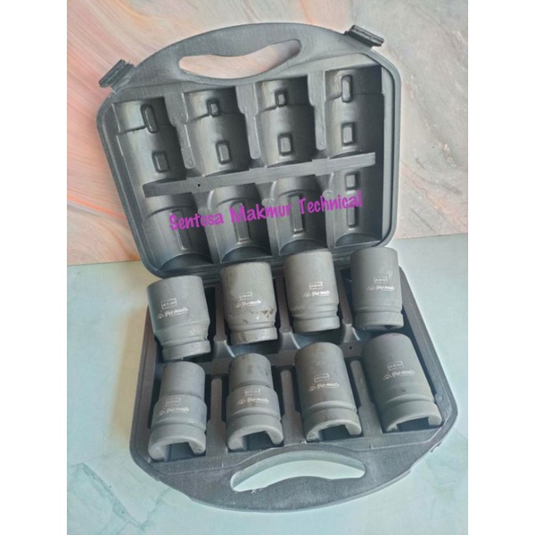 TJAP MATA 8 PCS 1&quot; Mata Kunci Sock Sok Angin Air Deep Impact Set 8Pcs Tjapmata