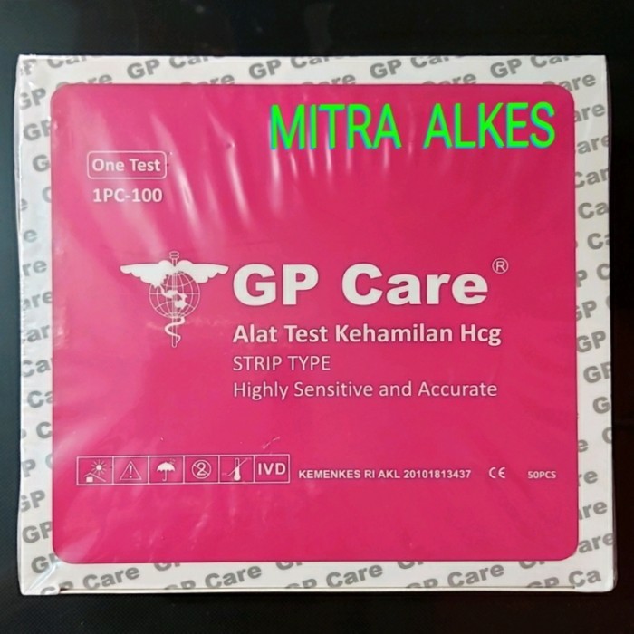 Hcg Celup GP Care. Alat Tes Kehamilan GpCare. l  Strip Test Hamil GP care.