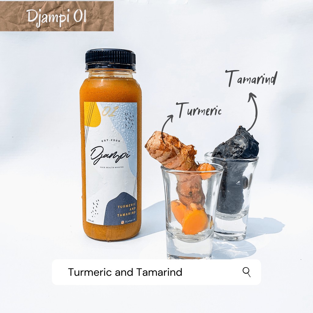 

Djampi 01 - Turmeric and Tamarind (Jamu Kunyit Asem) - 250 ml
