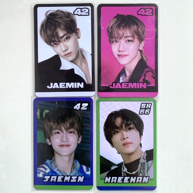 JAEMIN HAECHAN TRADING CARD GLTICH MODE A B VER KONSEP NCT DREAM